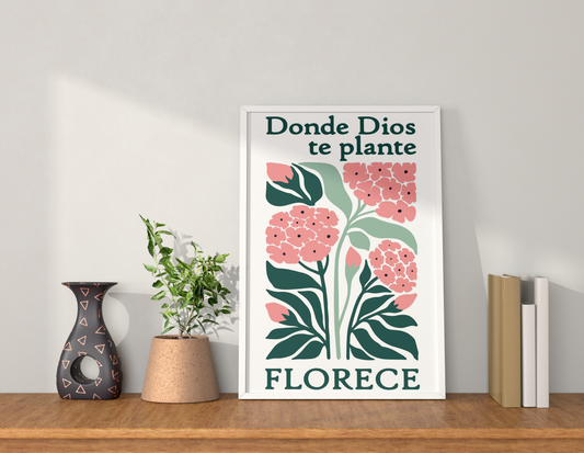 Dios planta, Dios florece