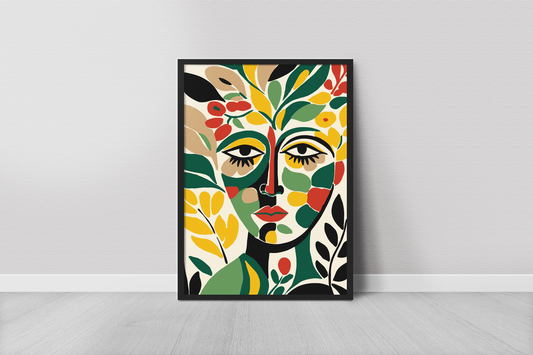 Eclectic Nature Woman Portrait